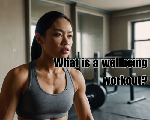 a woman in gym for her workout