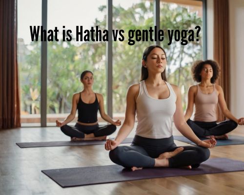 yoga practitioners in a room