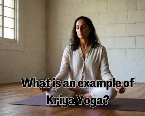 a woman in kriya yoga
