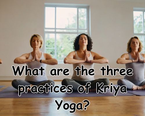 three women practicing kriya yoga