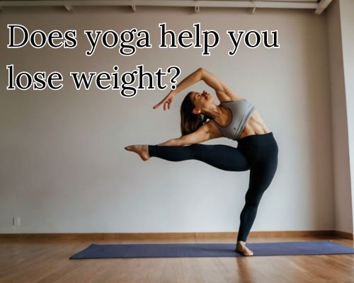 Yoga practice unfolds in a tranquil studio.
