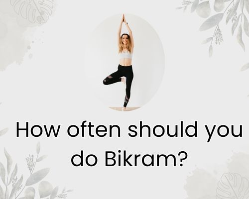 woman showing a bikram yoga pose