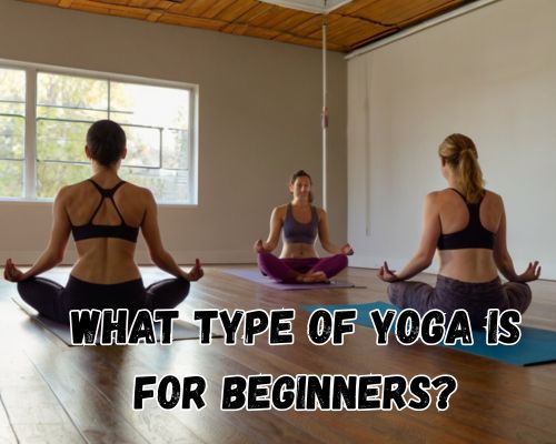 yoga beginners in a studio